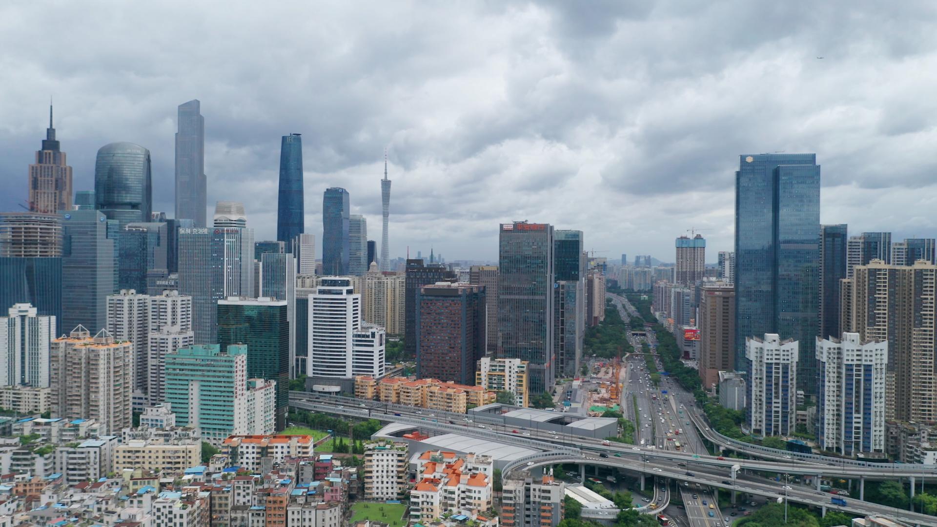 广州中山一立交城市交通视频的预览图