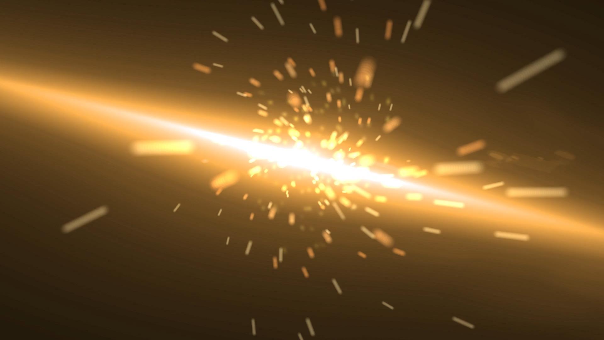 金色大气光效粒子转场视频素材视频的预览图