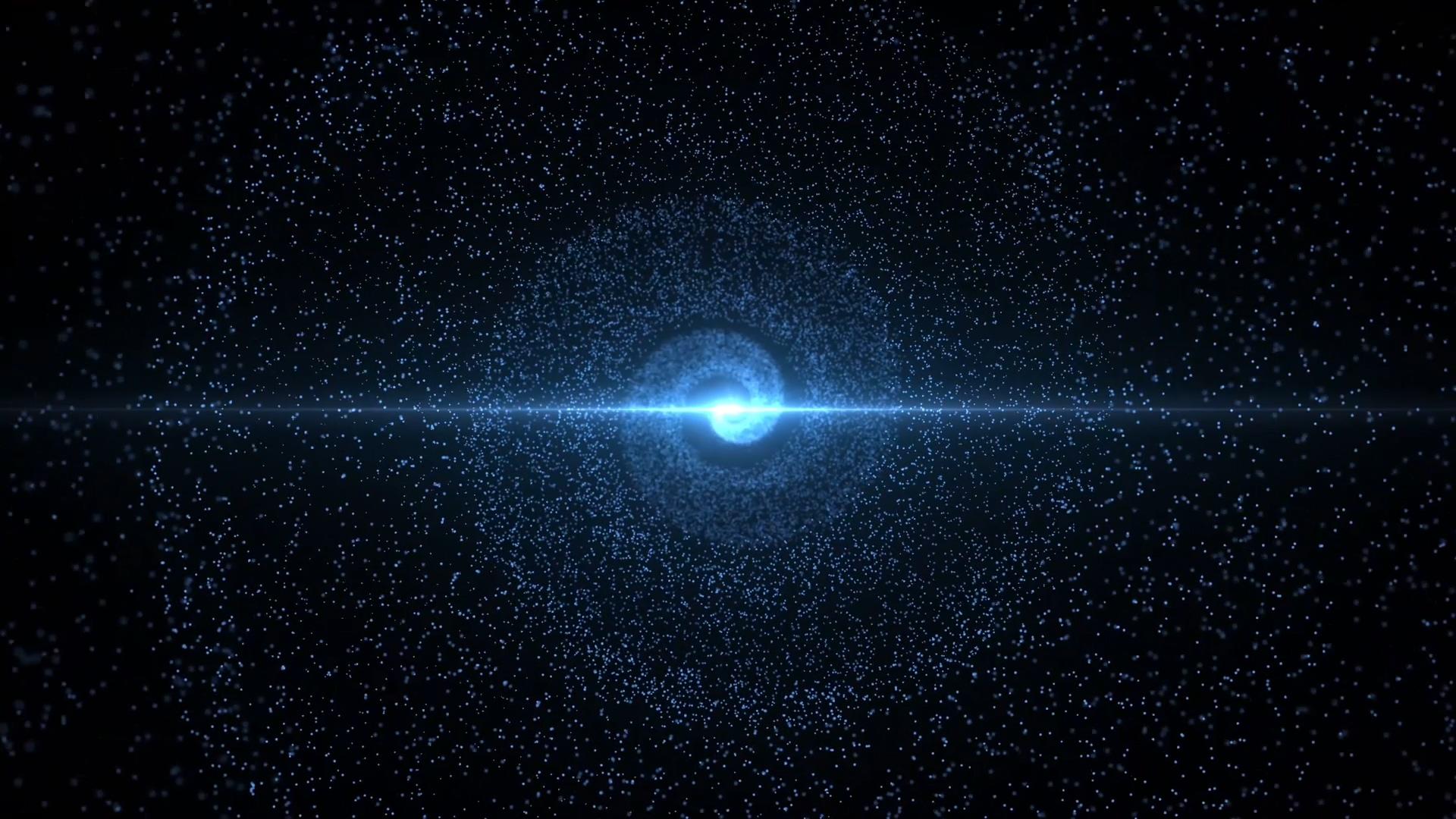 粒子圆圈散发背景视频的预览图