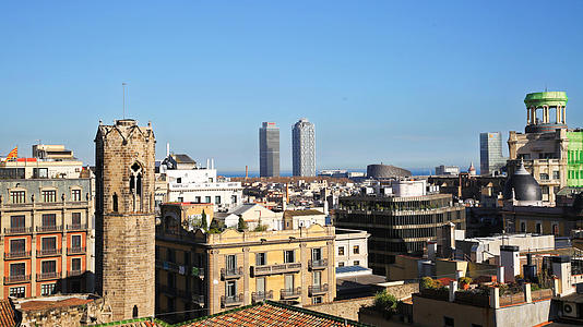 西班牙巴塞罗那城区视频的预览图
