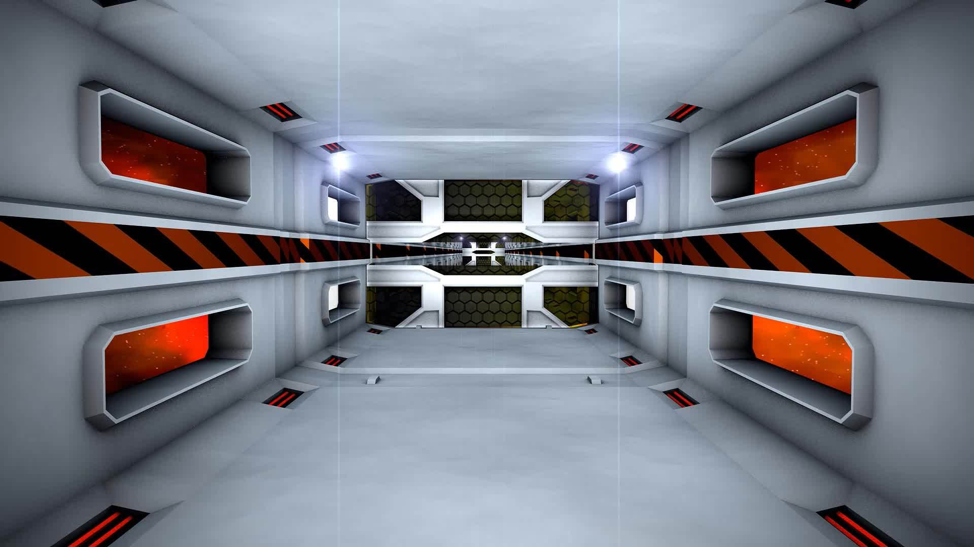 飞进自制高科技隧道视频的预览图