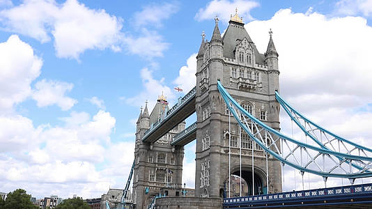 英国伦敦高塔桥风景视频的预览图