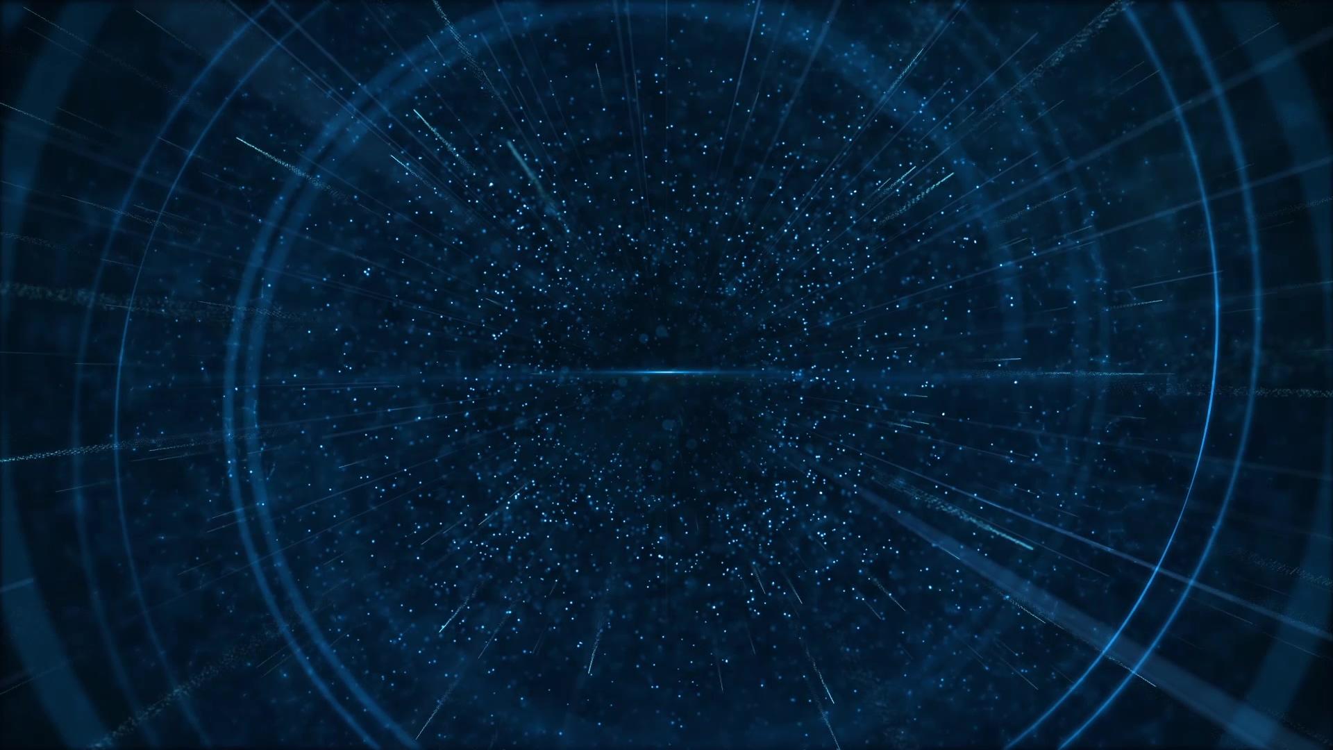 蓝色粒子年会视频的预览图