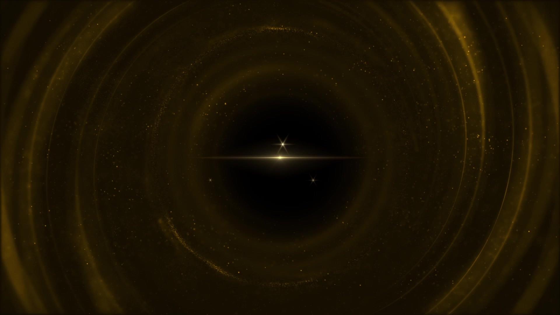 金色粒子线圈背景视频的预览图