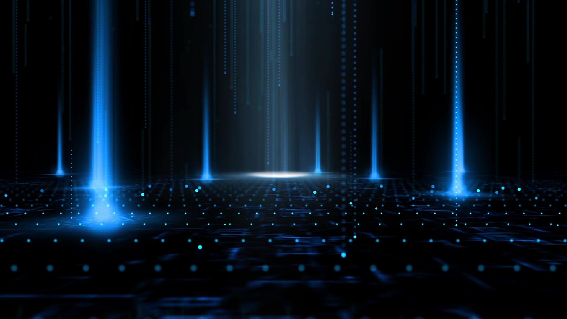 科技粒子背景视频的预览图