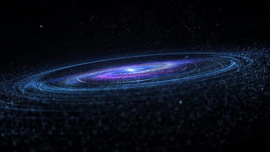 超大气星空粒子旋涡背景视频的预览图