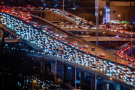 北京国贸桥高峰期堵车8K延时视频的预览图