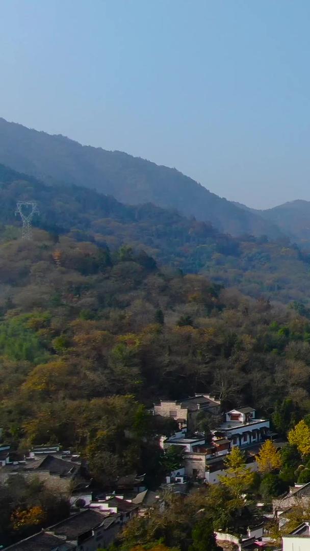 安徽皖南5A航拍景区名古村落查济景区全景视频视频的预览图