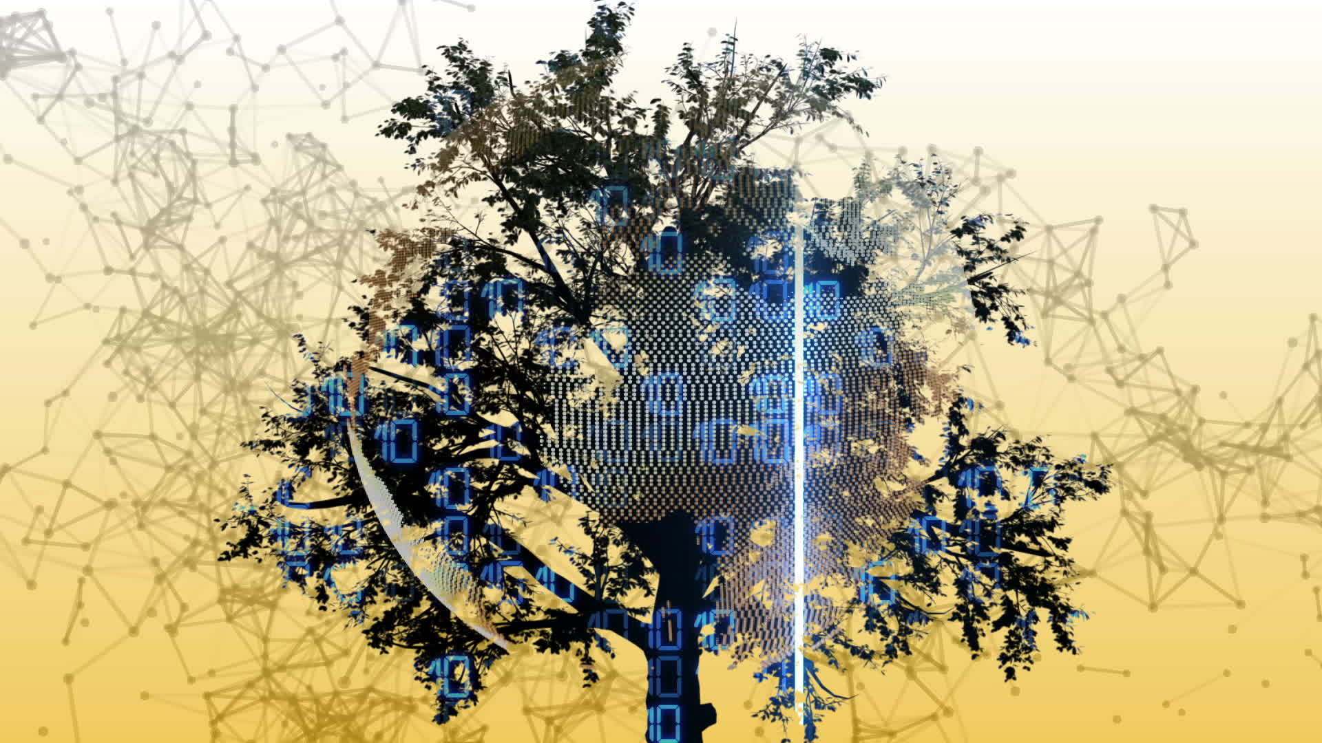 智能树线性粒子三维动画视频的预览图