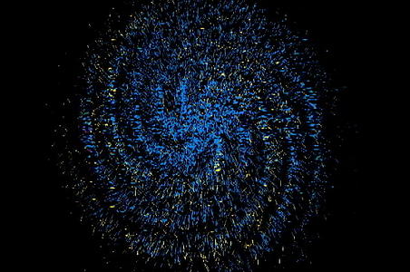 大螺旋星系在空间中旋转视频的预览图