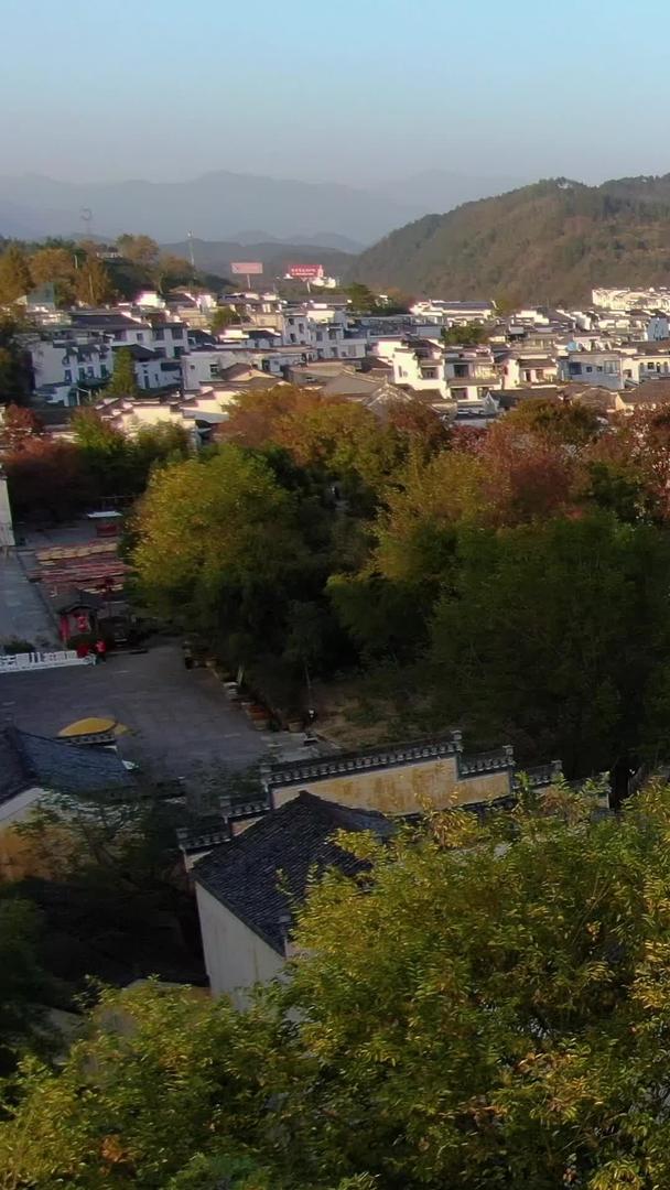 安徽5A级航拍景区呈坎古镇视频视频的预览图