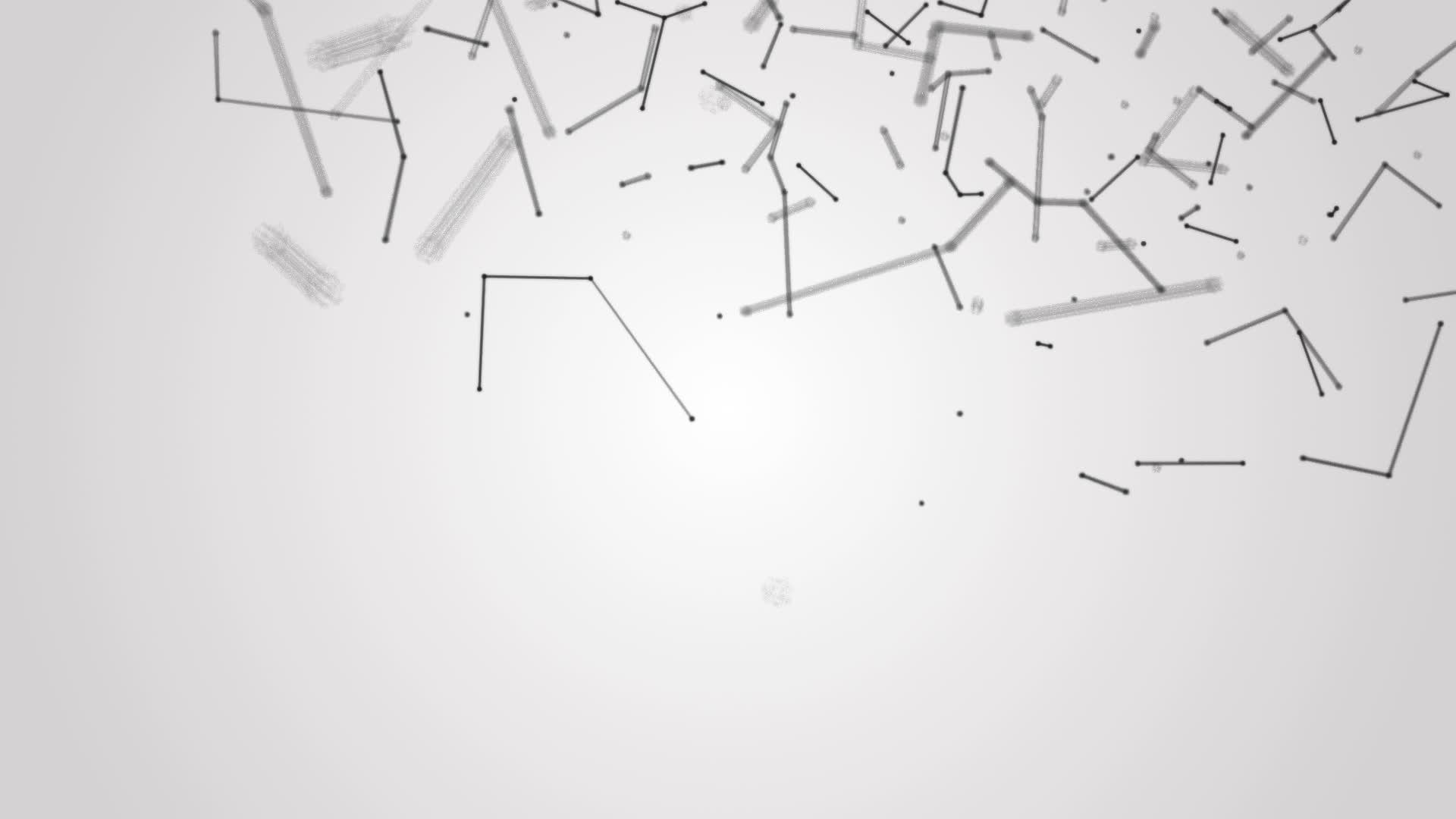 抽象网络连接线和点粒子视频的预览图