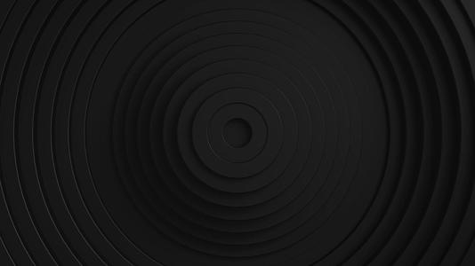 3d黑色圆圈特效背景视频的预览图