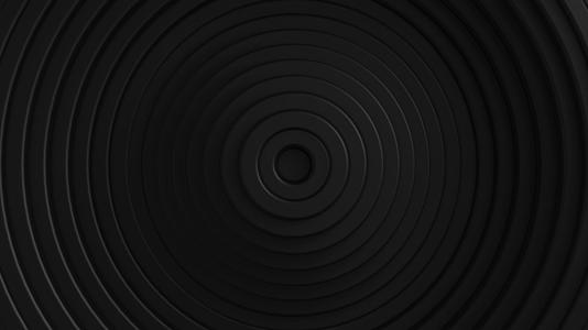 抽象图案黑色清洁环动画视频的预览图