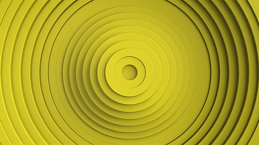 抽象图案黄色清洁环动画视频的预览图