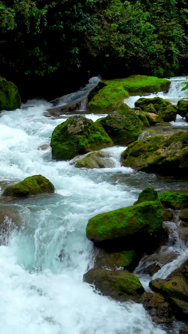 贵州山涧溪流瀑布视频的预览图