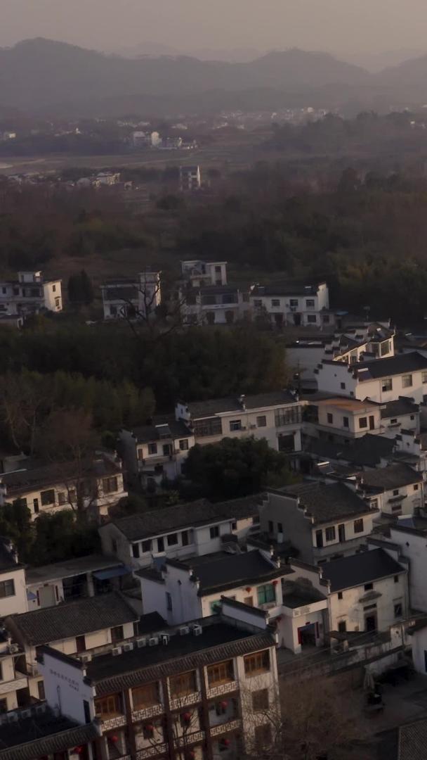 唐模古镇国家5A级景区近景航拍视频视频的预览图