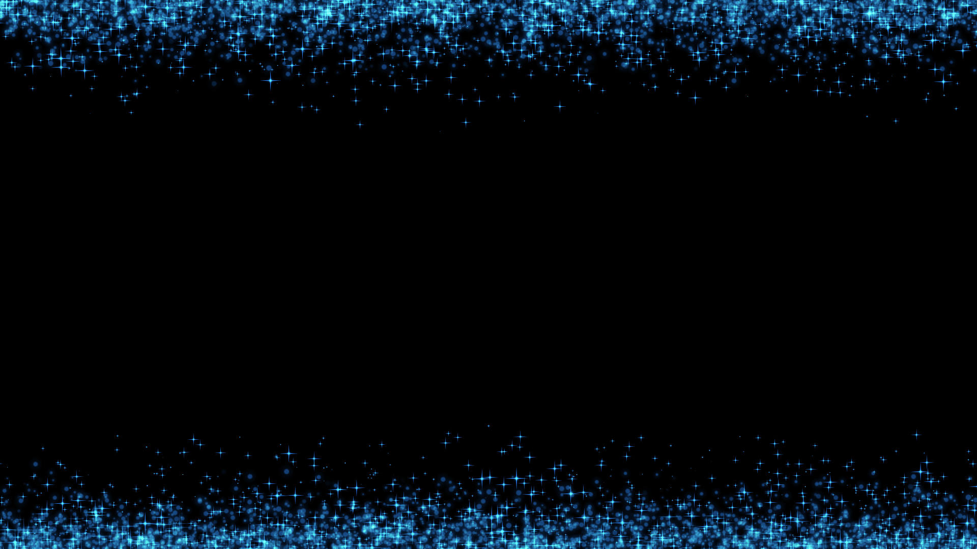 绚丽蓝色光斑星光上边框修饰粒子动画视频的预览图