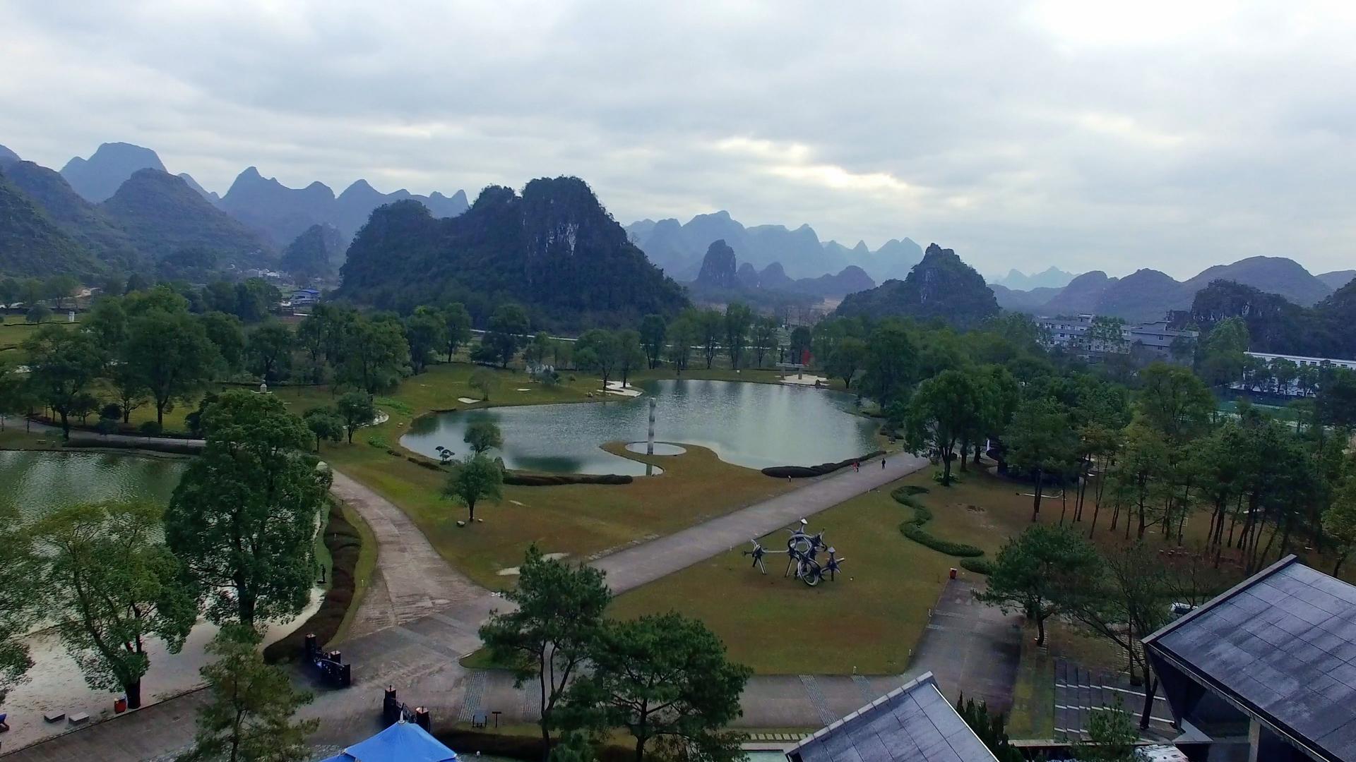 桂林度假酒店航拍视频的预览图