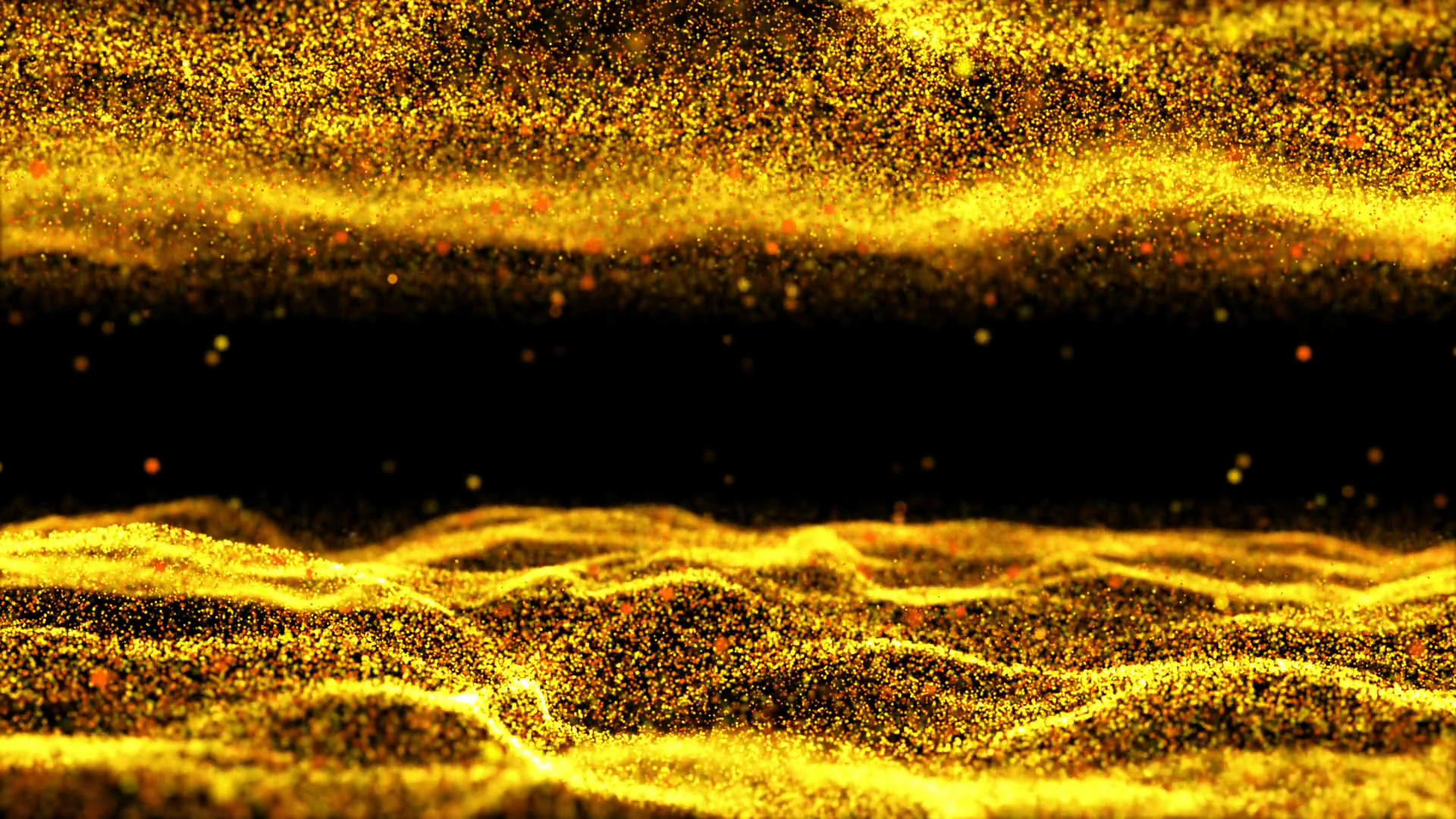 金色粒子素材视频的预览图
