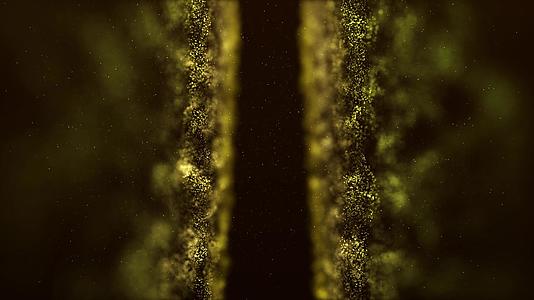 4K金色粒子颁奖背景视频的预览图