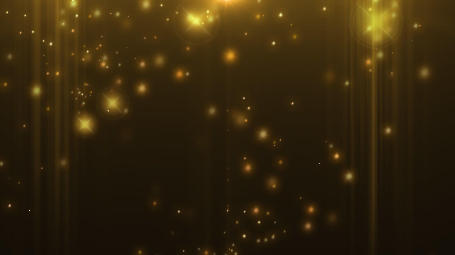 唯美金色粒子背景（带通道）视频的预览图