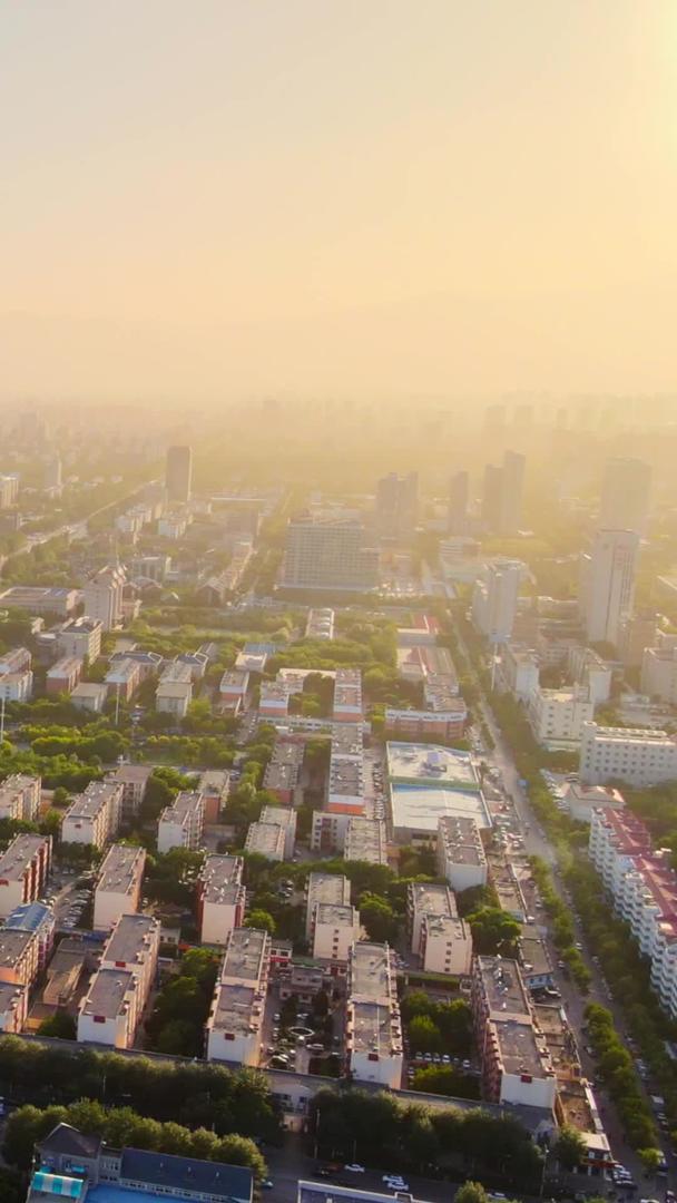 宁夏银川城市航拍视频的预览图