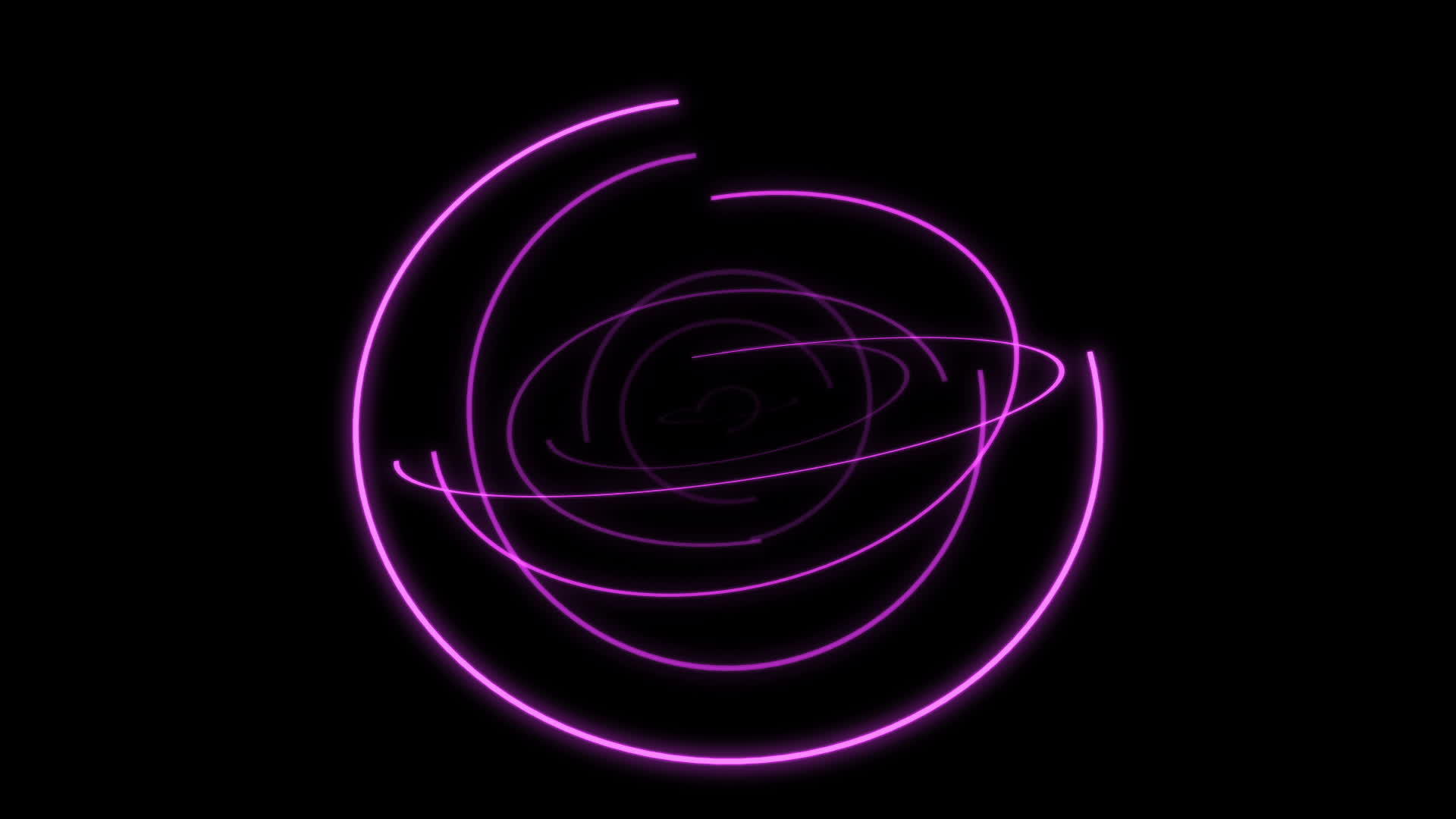 带光圈的3d球形旋转仪器视频的预览图