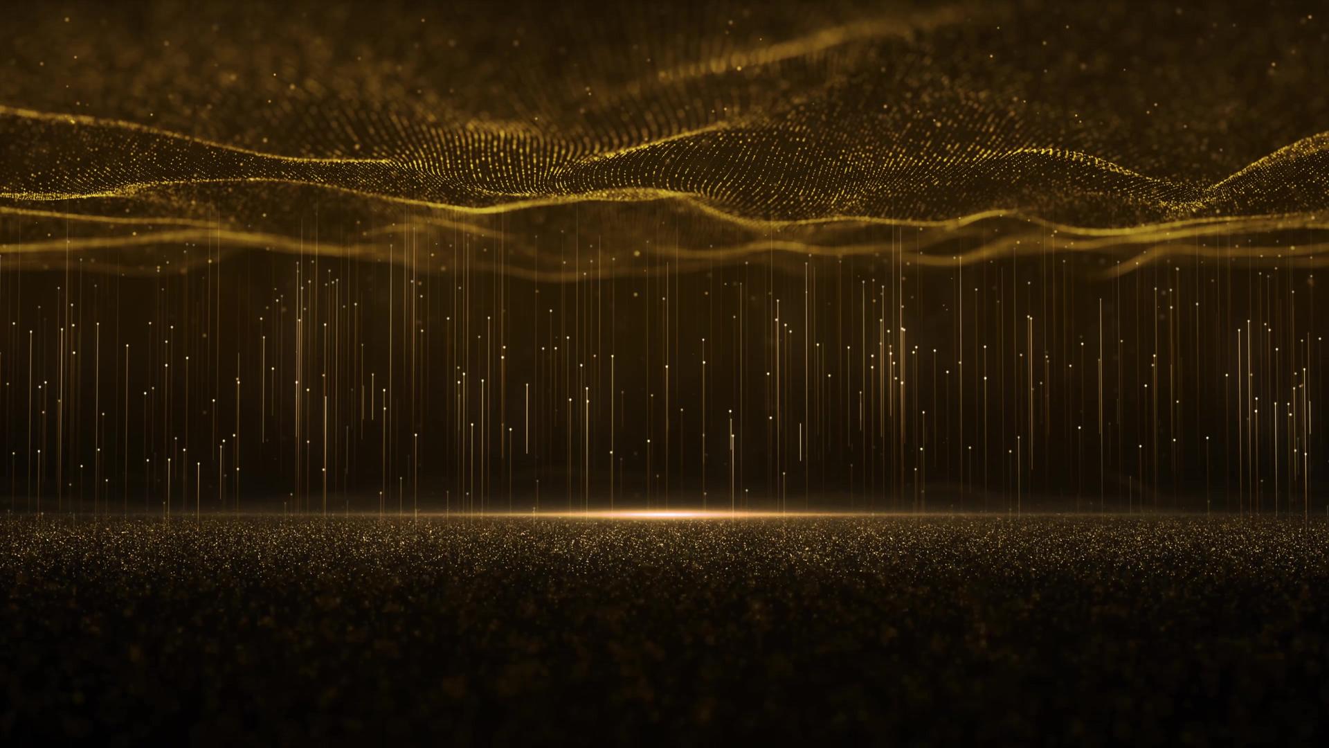 4K金色光线颁奖背景视频的预览图