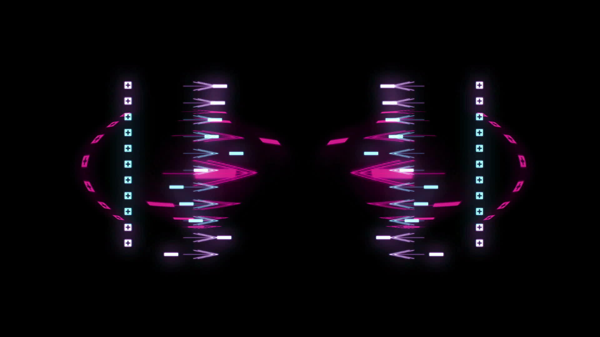 数字音效动态闪烁动画元素视频的预览图