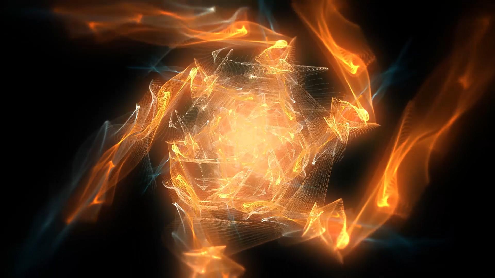 绚丽焰火能量背景视频的预览图