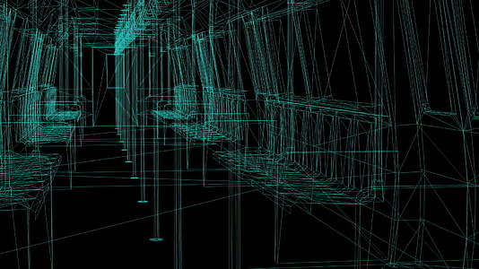 工业建筑的框架模型视频的预览图