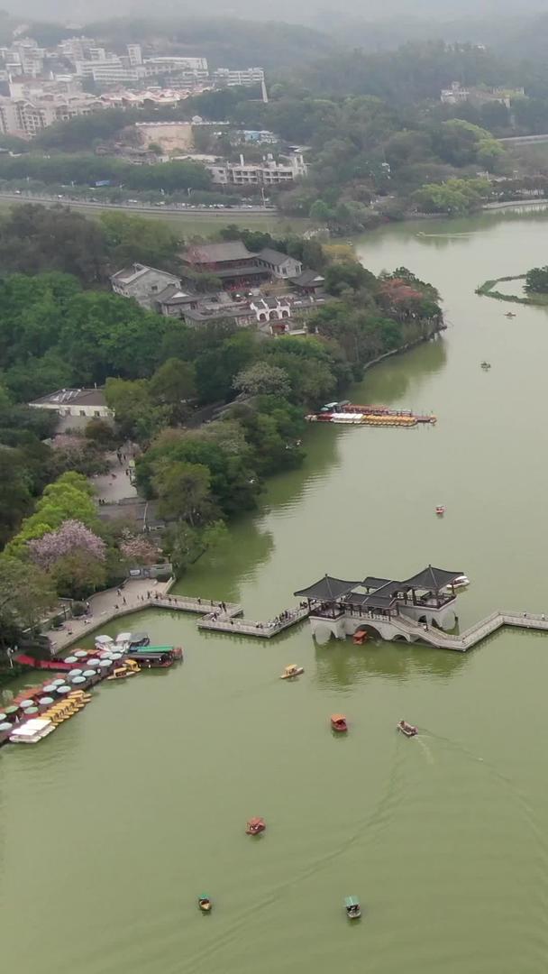 惠州西湖点翠洲航拍视频的预览图