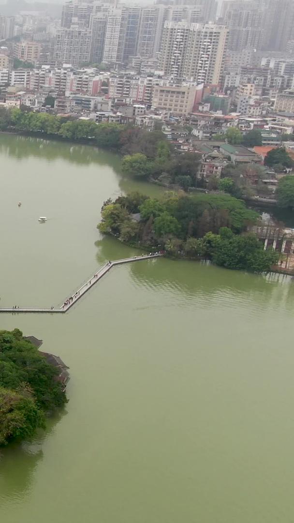 惠州西湖点翠洲航拍视频的预览图