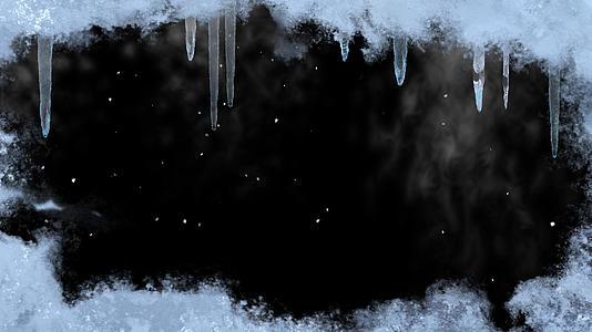 寒冰洞窟带透明通道视频的预览图
