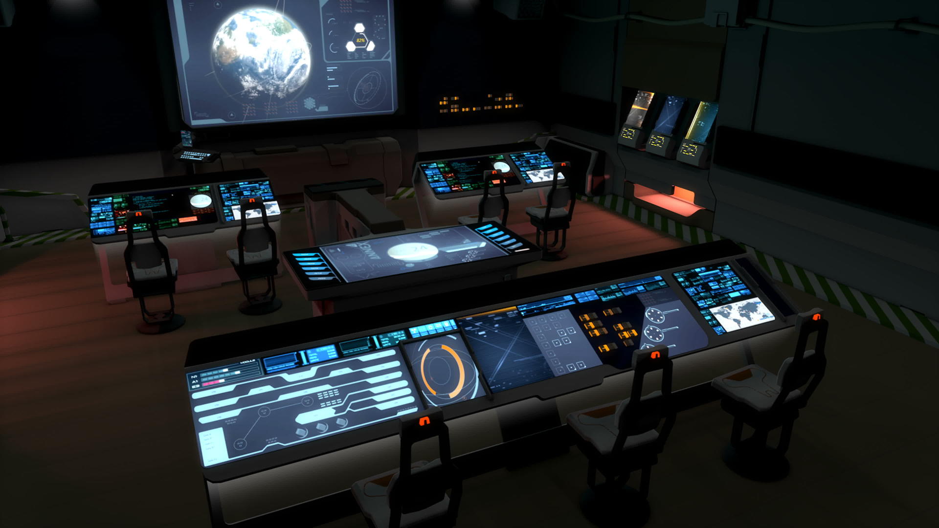 未来科技3d元宇宙操作台指挥中心V2视频的预览图