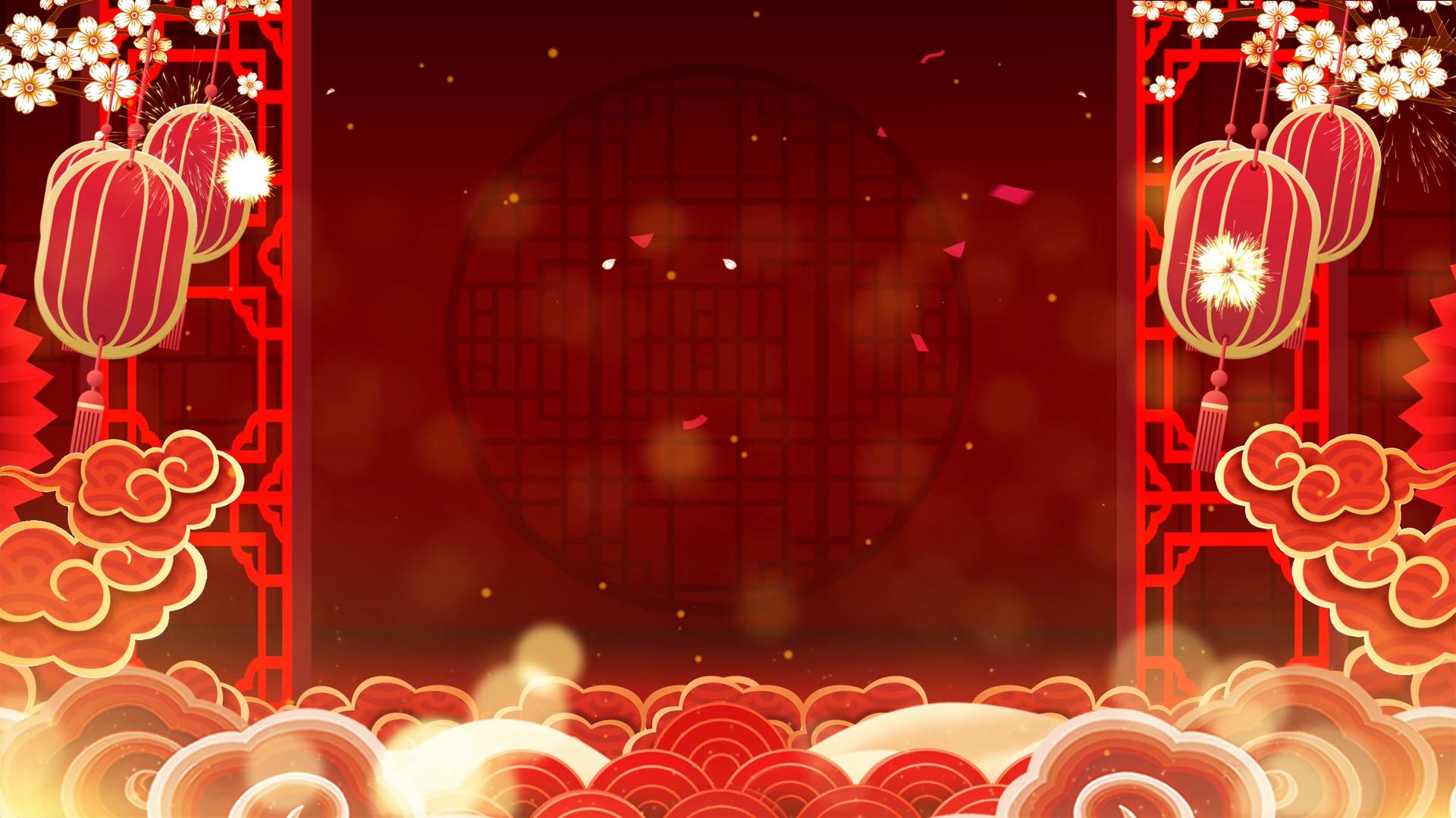 戏曲中国风舞台背景视频的预览图