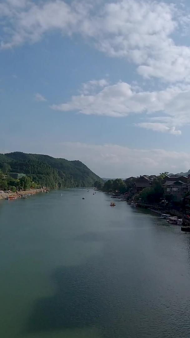贵州凯里下司古镇航拍生态延迟材料视频的预览图