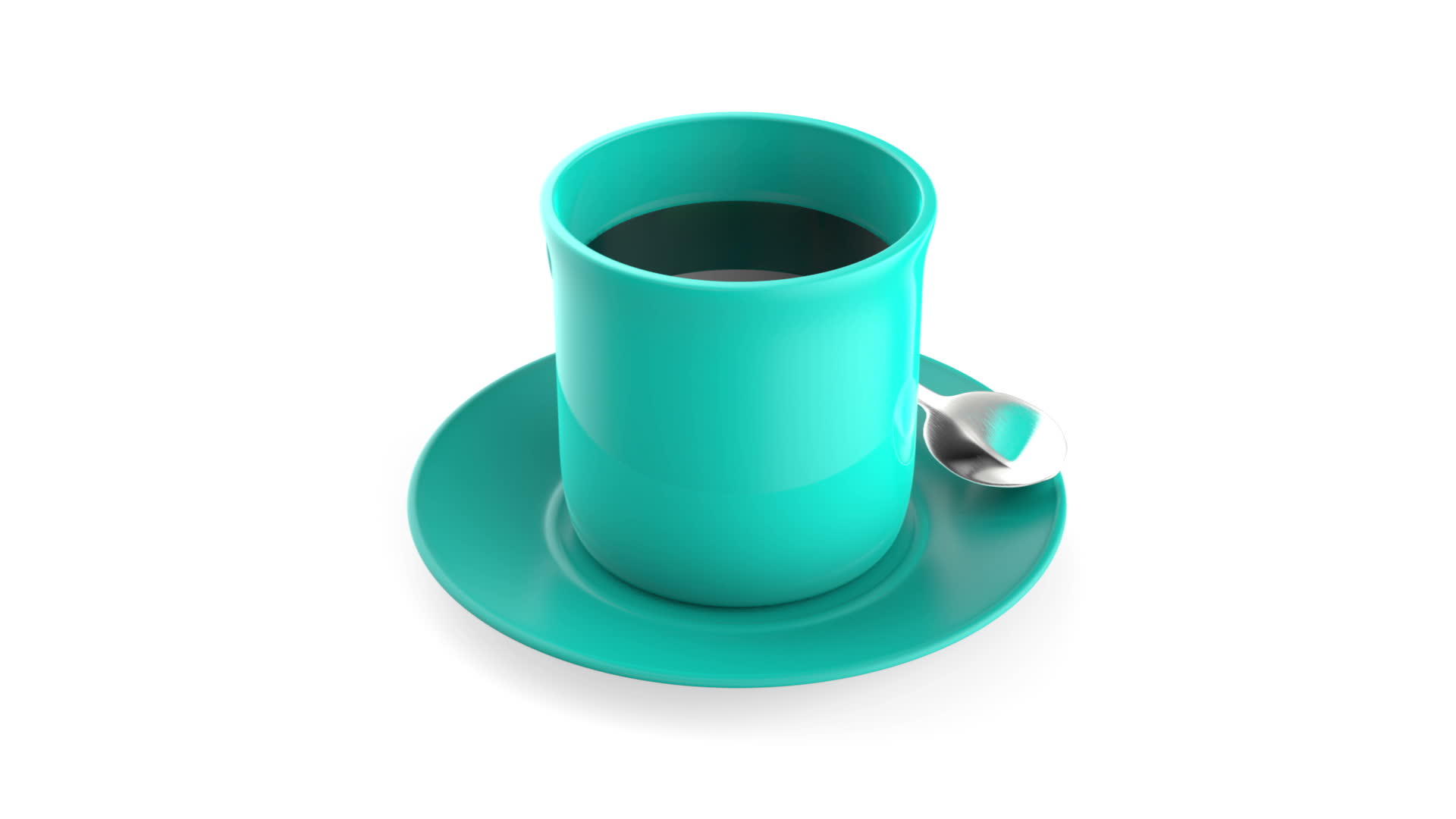 咖啡杯3d动画视频的预览图
