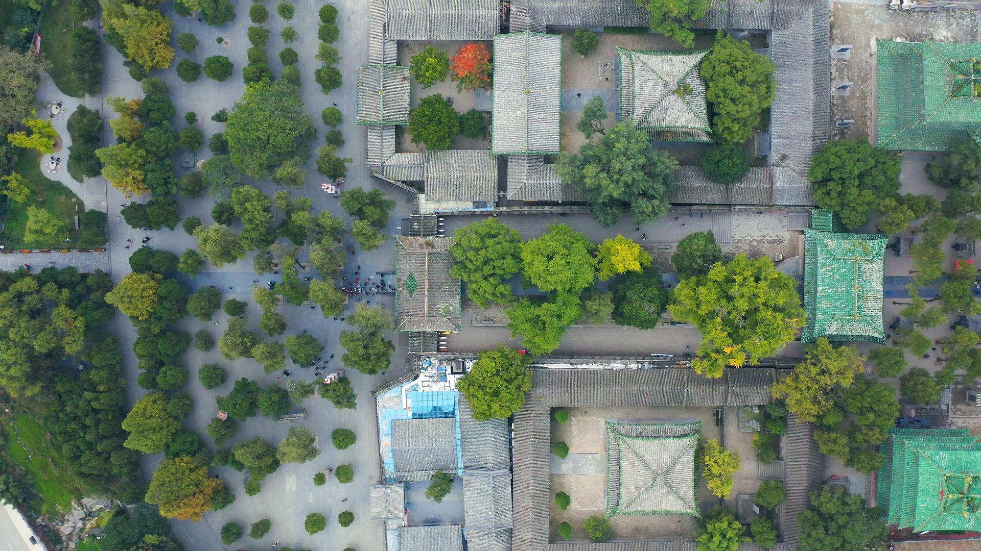 嵩山少林寺4K航拍视频的预览图