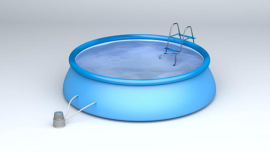 充气游泳池3d模型视频的预览图