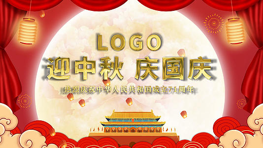 4k喜庆中秋国庆循环主题AE模板视频的预览图