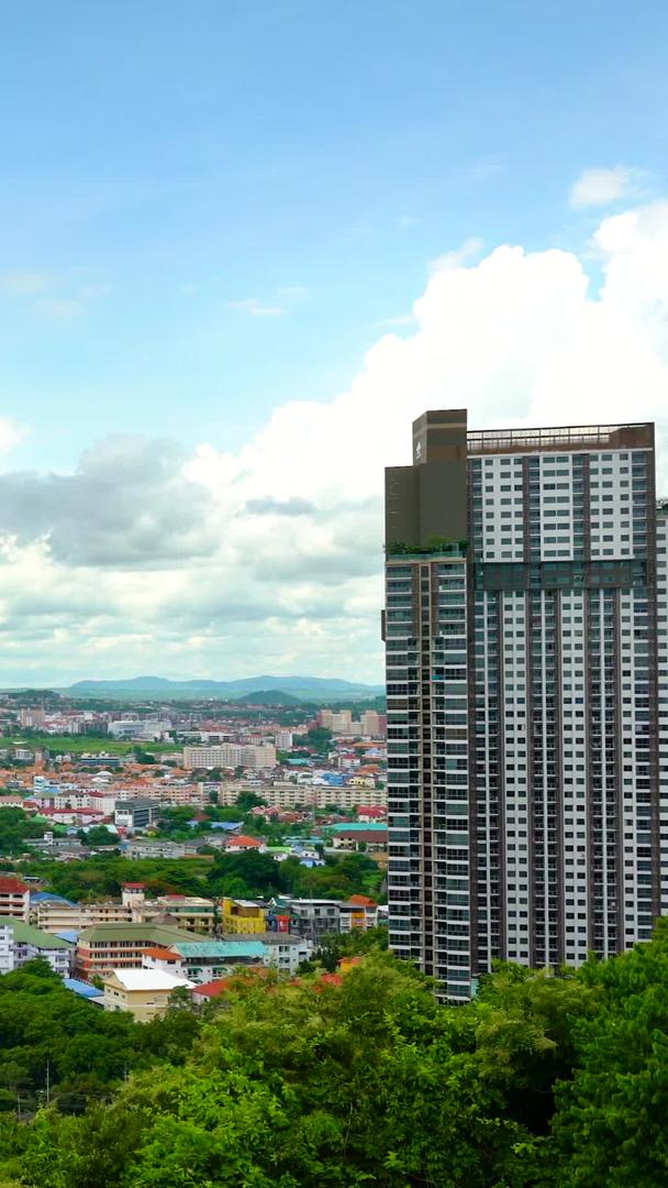芭堤雅城市泰国热门旅游景点全景延时集合视频的预览图
