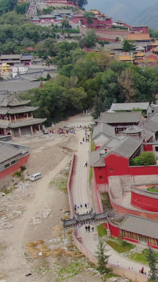 五台山景区世界文化遗产罗邈寺视频视频的预览图