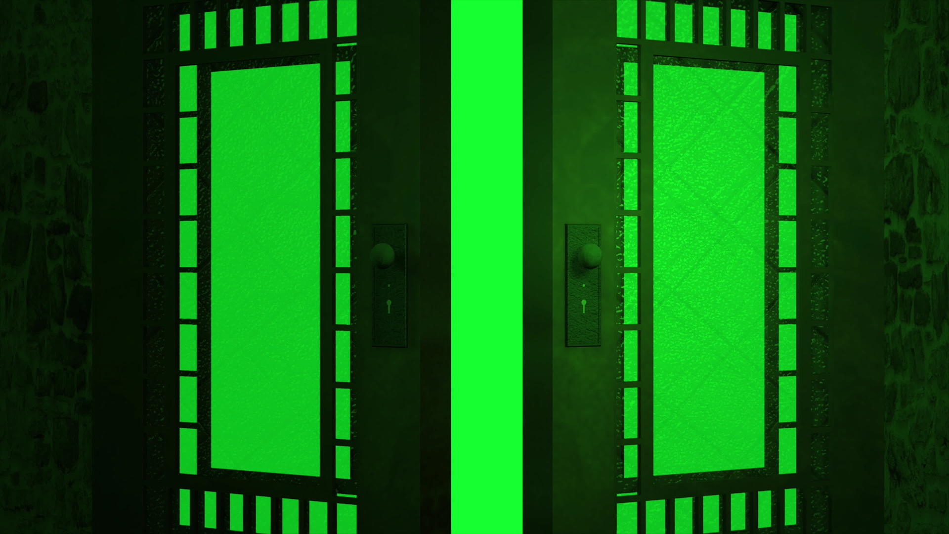 3d动画绿幕开门视频的预览图