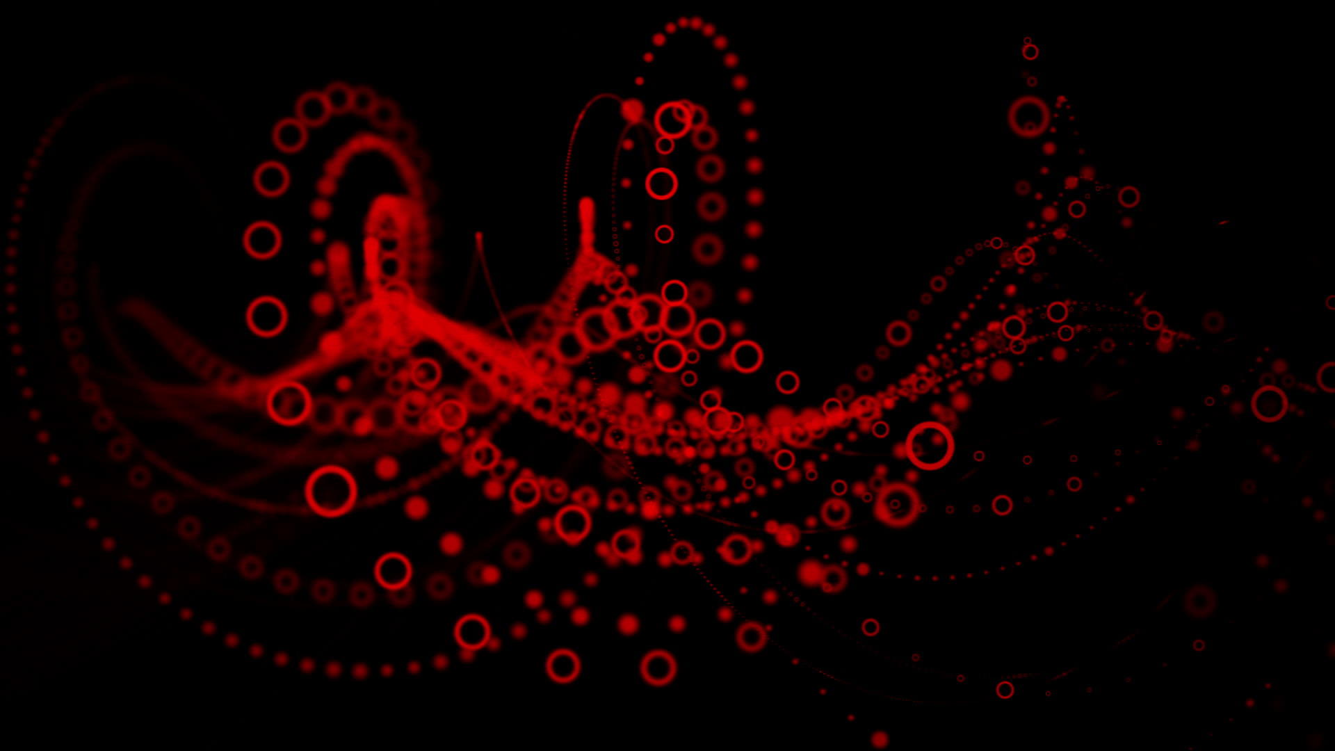 计算机产生红色螺旋形状的旋转动画视频的预览图