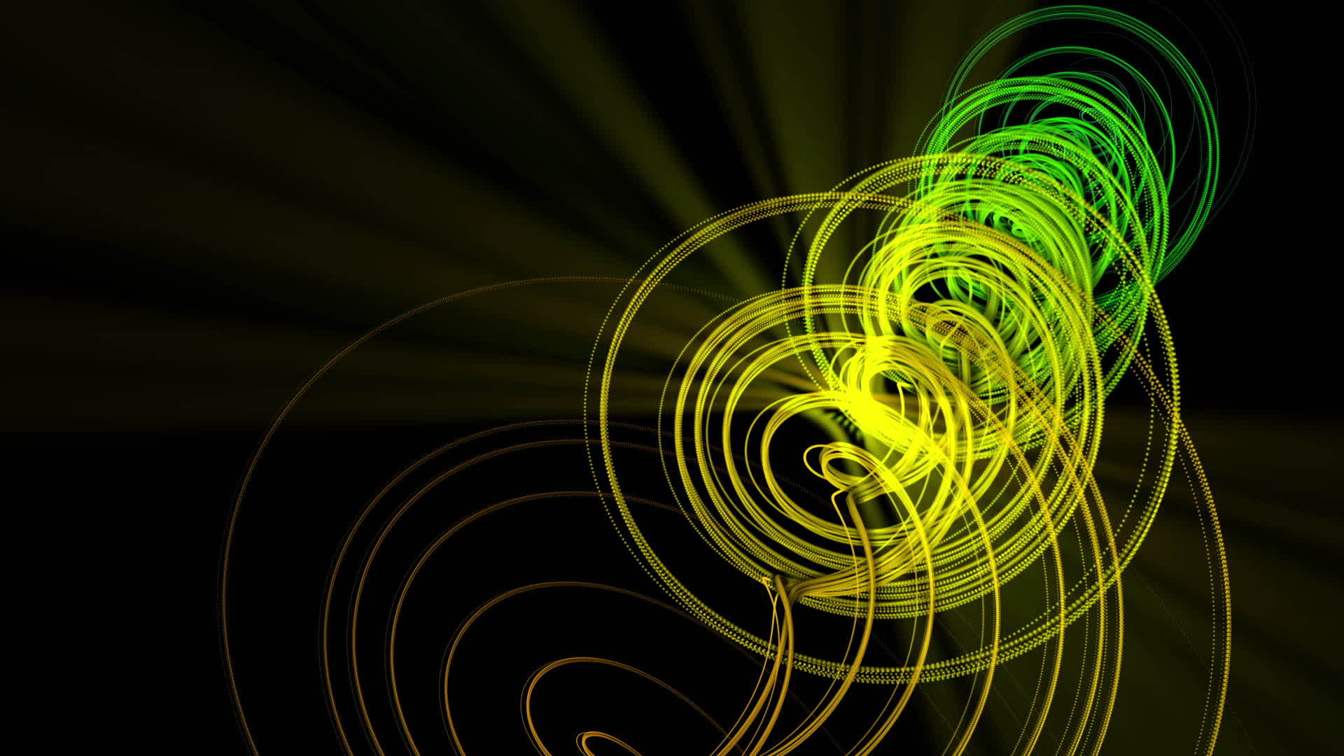 计算机生成螺旋形状旋转的动画视频的预览图
