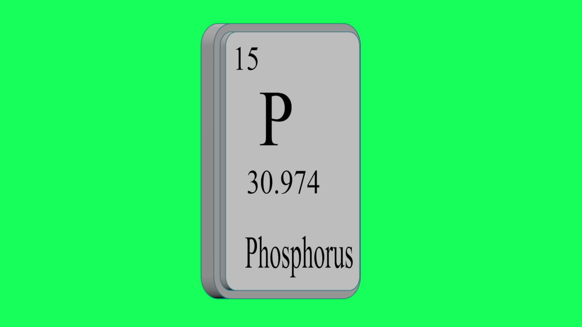 绿屏门捷列夫系统周期表元素磷磷化磷视频的预览图
