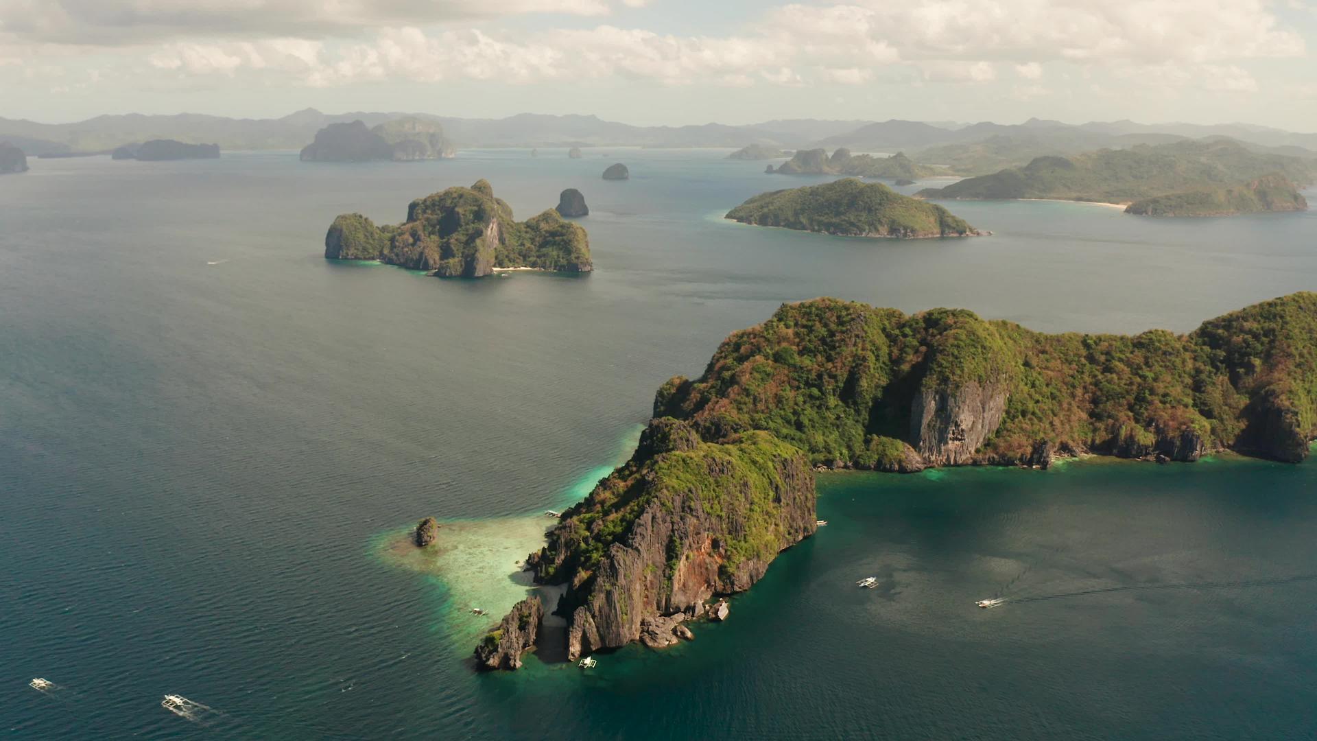 热带岛屿ElnidoPalawanphilippines视频的预览图