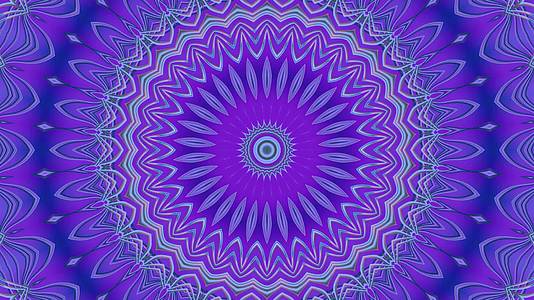 抽象图案模式的抽象紫色千叶镜背景视频的预览图